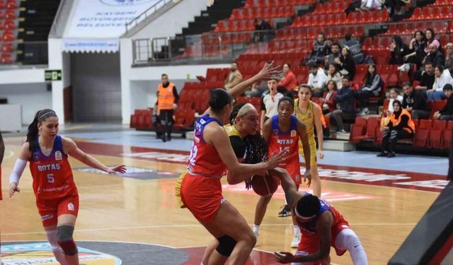 TKBL:  Melikgazi Kayseri Basketbol:75 - BOTAŞ: 80