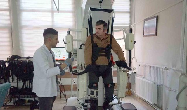‘Yürüme robotu’ bölgedeki hastaların umudu oldu