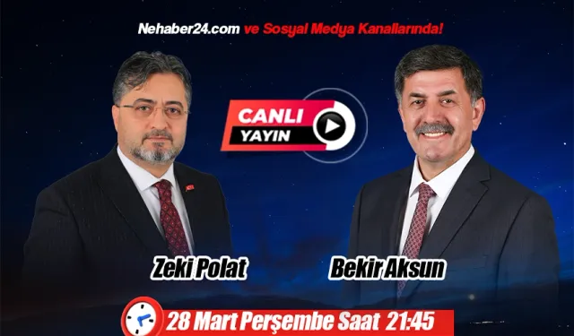 Canlı Yayın: Erzincan Belediye Başkanı ve Cumhur İttifakı Adayı Bekir Aksun