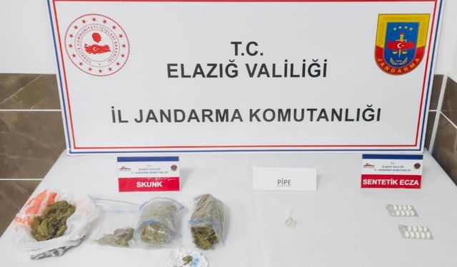 Elazığ’da jandarma uyuşturucuya geçit vermiyor: 5 gözaltı