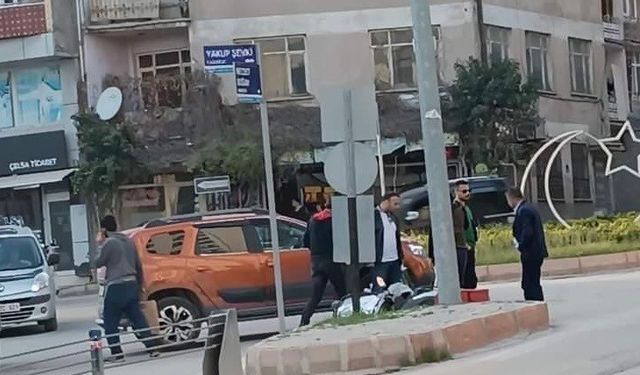 Elazığ’da otomobil motosiklete çarptı:1 yaralı