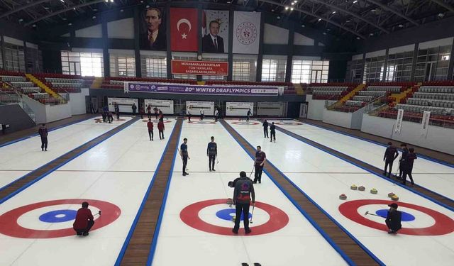 Erzurum’da Curlingte 2. Lig heyecanı