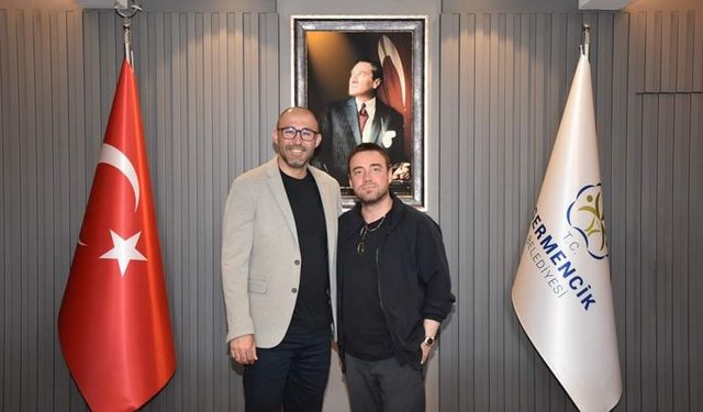 Germencik Belediye Başkanı Zencirci, ünlü şarkıcı Dalkılıç’ı ağırladı