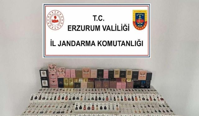 Erzurum'da 2,8 Milyon Liralık Kaçak Parfüm Ele Geçirildi
