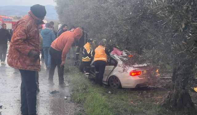 Otomobile çarpışan tanker böyle patladı