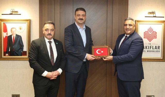 İLKSAN Genel Müdürü ve TİMBİR Başkanından, Vakıflar Genel Müdürü Sinan Aksu’ya Ziyaret
