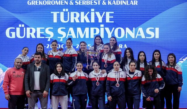 Büyükler Kadınlar Türkiye Güreş Şampiyonası sona erdi