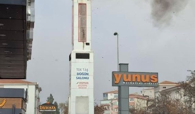 Ankara’da baz istasyonu kulesindeki yangın patlamalara neden oldu