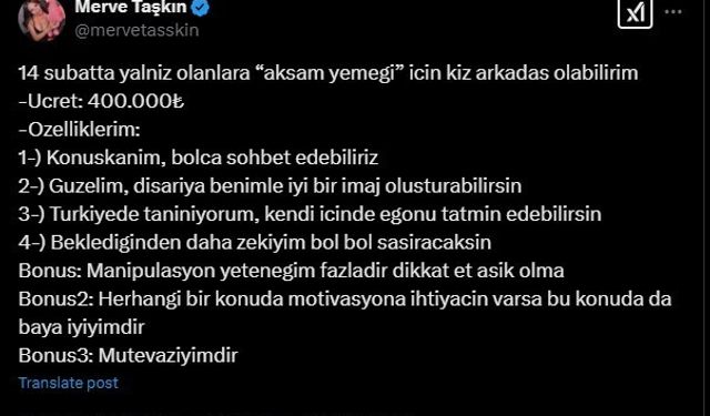 Fenomen Merve Taşkın’ın 14 Şubat Paylaşımı Emniyeti Harekete Geçirdi!