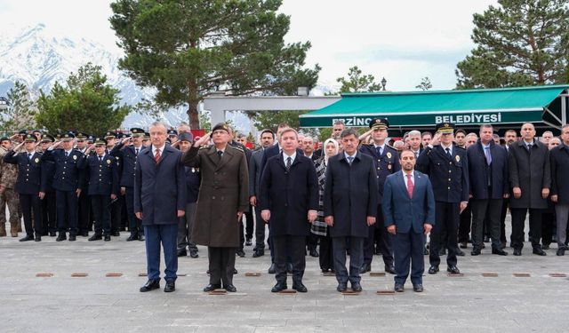 Erzincan’da 18 Mart Çanakkale Zaferi ve şehitler anıldı