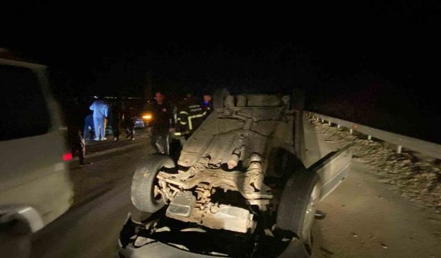 Erzincan’da trafik kazası: 1 yaralı