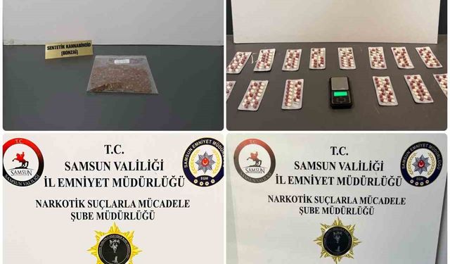 Samsun’da uyuşturucu operasyonu: Sokak satıcılarına darbe