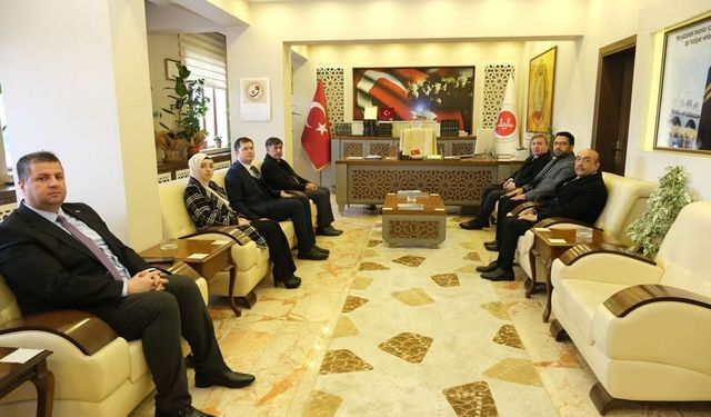 Vali Aydoğdu müftülüğün projeleri hakkında bilgilendirildi