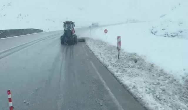 Sakaltutan ve Kızıldağ’da Kar Mesaisi