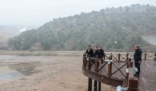 Vali Aydoğdu Ergan Dağı’nda İncelemelerde Bulundu
