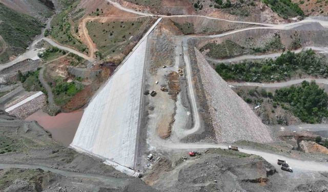 Erzincan Ballı Barajında geri sayım başladı