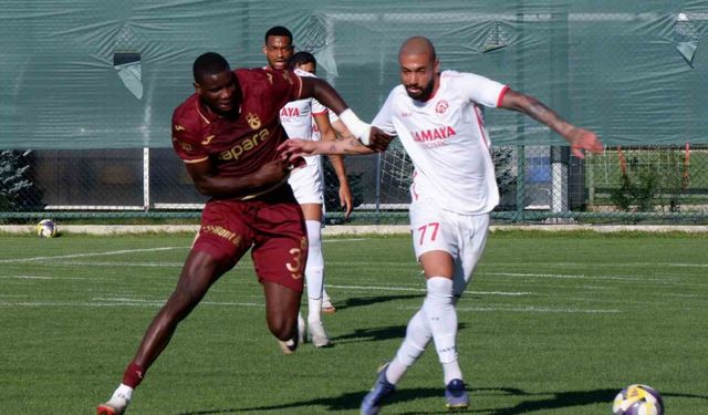 Trabzonspor’dan İlk Hazırlık Maçında Şok Yenilgi