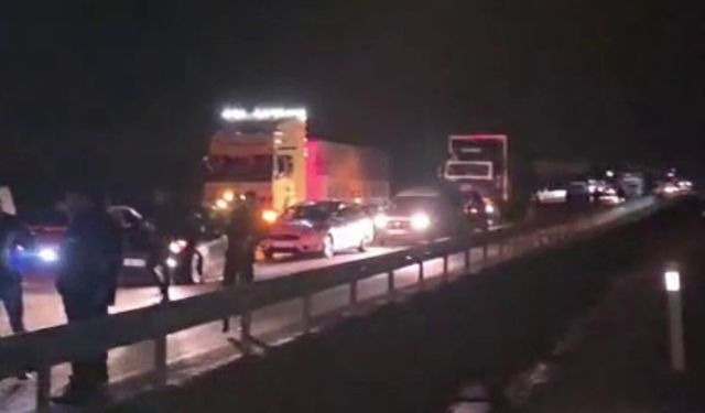 Erzurum’da buzlanma nedeniyle bir kaza daha meydana geldi