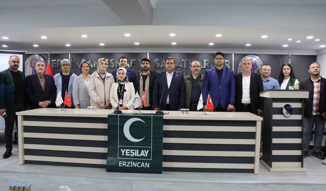 Yeşilay Erzincan genel kurulu yapıldı
