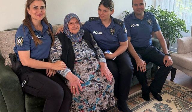Erzincan Emniyetinden şehit ailesine vefa ziyareti