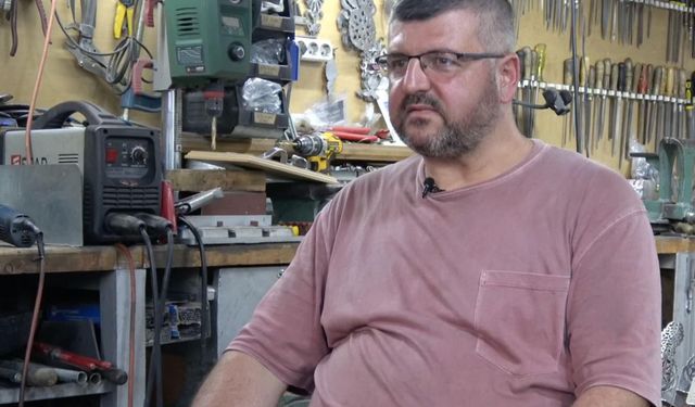 6 kuşaktır Kemaliye'nin asırlık kültürü kapı tokmaklarını üretiyorlar