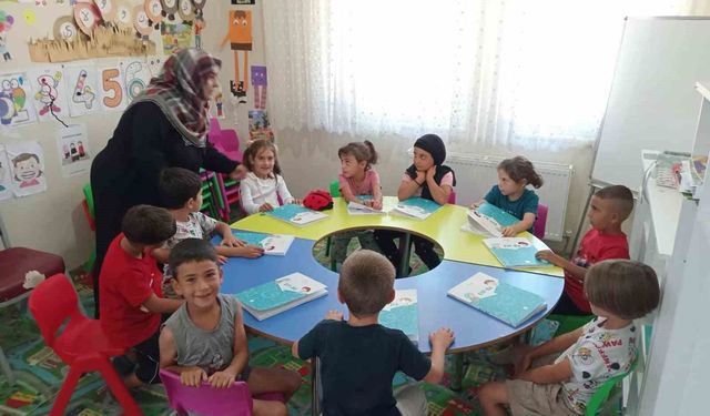 Erzincan'da 4-6 yaş Kur'an kursu ziyaret edildi