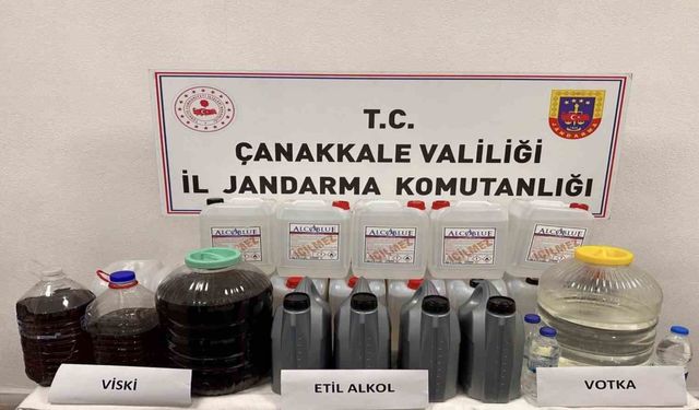Kaçak alkol operasyonu