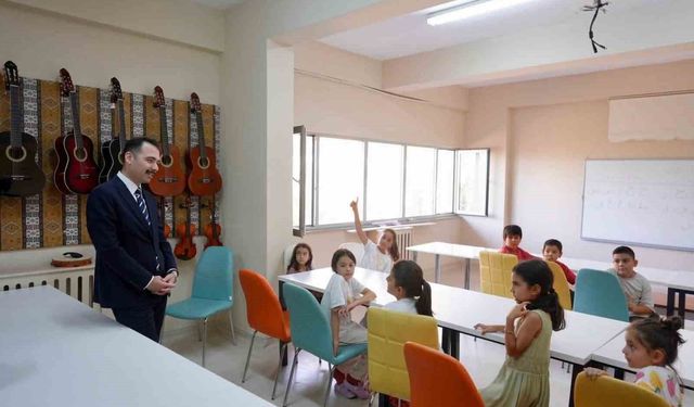Kaymakam Hökelekli, Yaz Kur'an Kursu öğrencileriyle buluştu