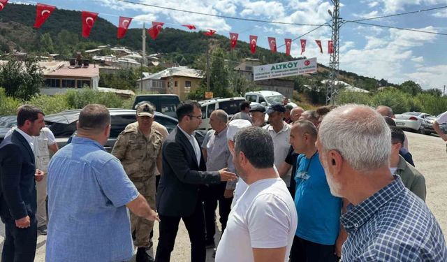 Kaymakam Taşkıran köy ziyaretlerini sürdürüyor