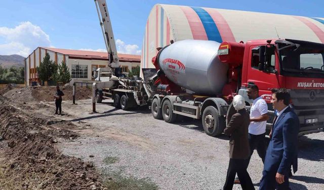 Tercan'da yapılacak kreş binasının temeli atıldı