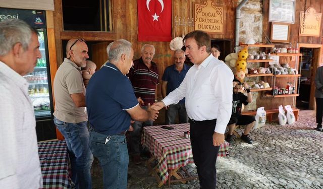 Vali Aydoğdu, Kemaliye'de Apçağa köyünü ziyaret etti
