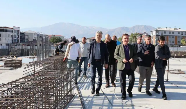Erzincan Merkez Çarşısı’ndaki Çalışmalar Yerinde İncelendi