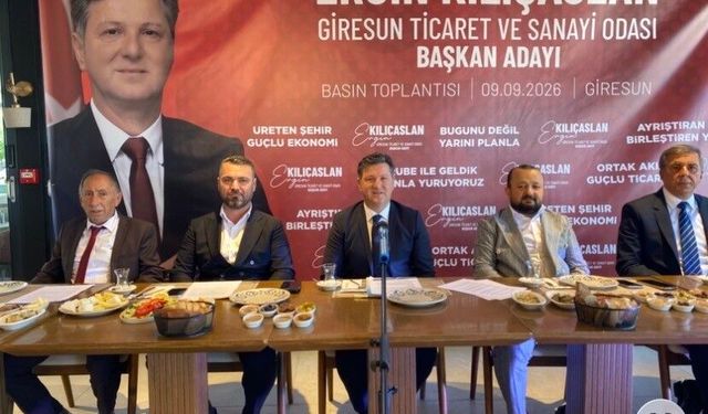 Giresunlu iş insanı Ergin Kılıçaslan TSO Başkanlığı'na adaylığını açıkladı