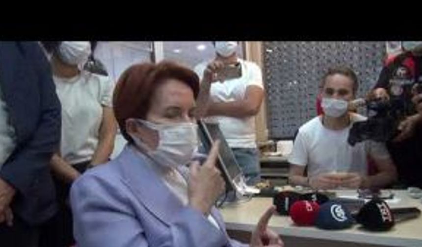 İYİ Parti Genel Başkanı Meral Akşener Erzincan'da açıklamalarda bulundu