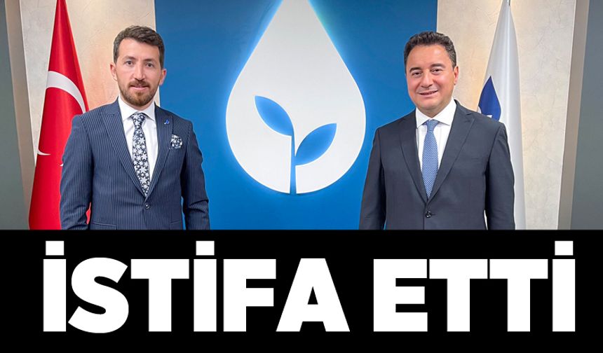 DEVA Partisi Erzincan İl Başkanı Sefa Tapanoğlu istifa etti