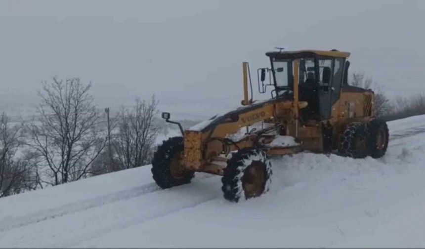 Diyarbakır’da 2 bin 753 kilometrede yolların kar nedeniyle kapanması engellendi