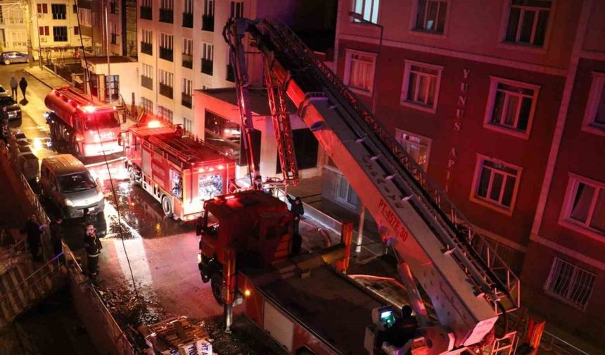 Edirne’de çatıda çıkan yangın korkuttu