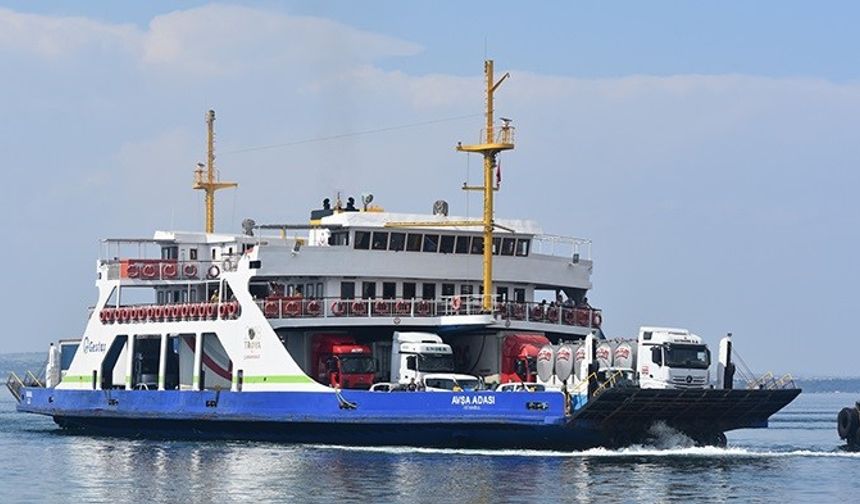 Erdek-Tekirdağ ve Adalar feribot seferleri iptal edildi