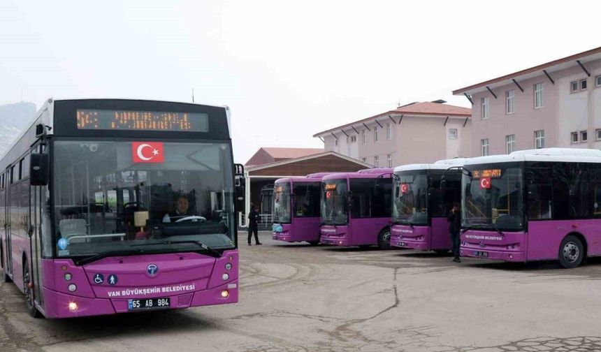 Van Büyükşehir Belediyesi 1 yılda 16 milyon yolcu taşıdı