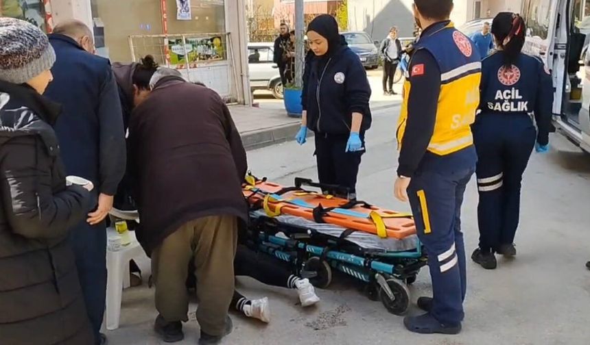 Bulgar sürücünün çarptığı kadın yaralandı
