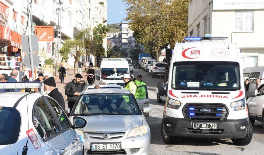 Sinop’ta kaygan yol kazaya neden oldu: 2 yaralı