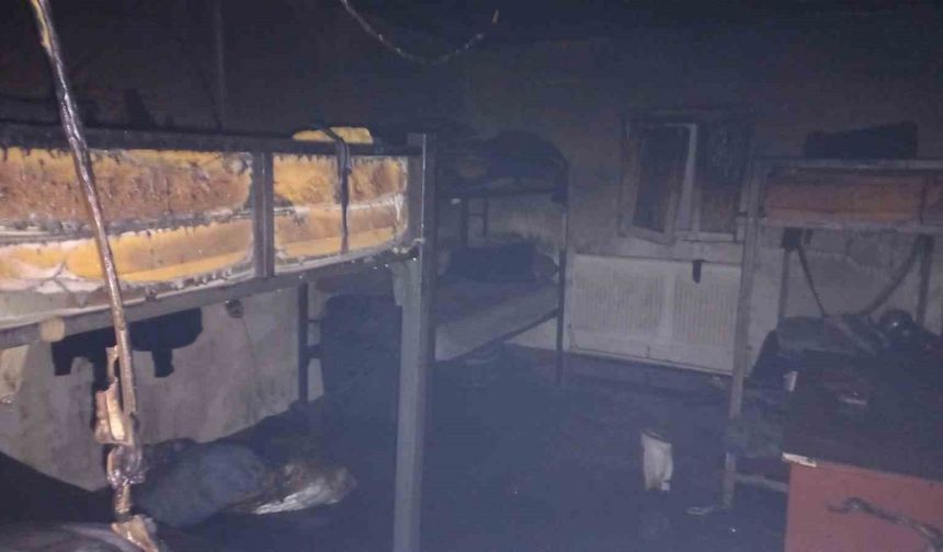 Yalova’da tersane işçilerinin kaldığı müstakil evde yangın