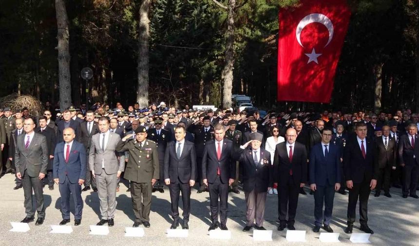 Burdur’da, 18 Mart Şehitleri Anma ve Çanakkale Deniz Zaferi’nin 109. yıl dönümü