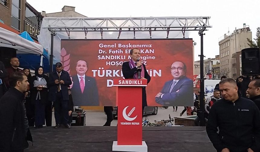 Fatih Erbakan: "Mustafa Çöl Sandıklı’da ustalık dönemiyle devam edecek"