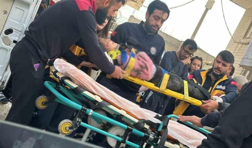 Mardin’de minibüsün çarptığı çocuk yaralandı