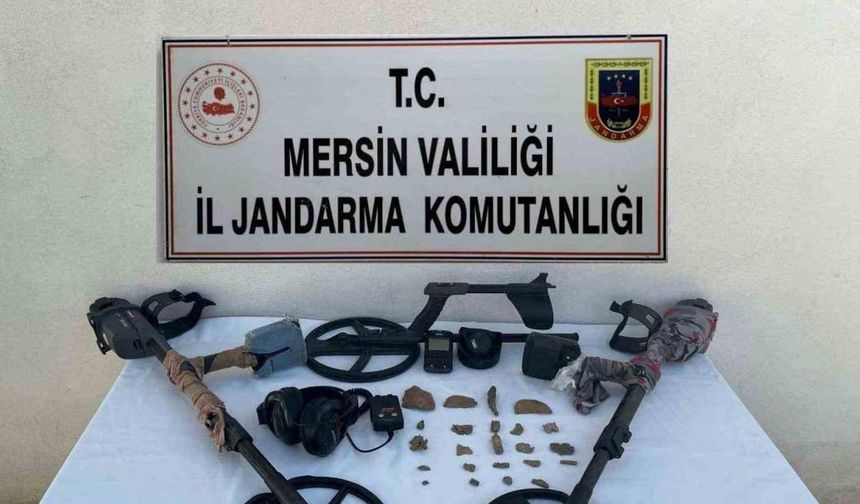 Mersin’de tarihi eser kaçakçılığı operasyonu: 5 gözaltı