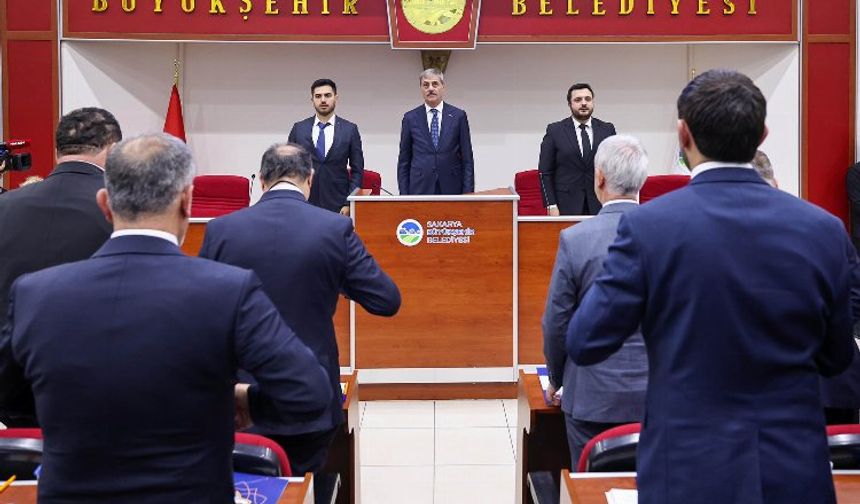 Sakarya'da Yusuf Alemdar başkanlığında ilk meclis