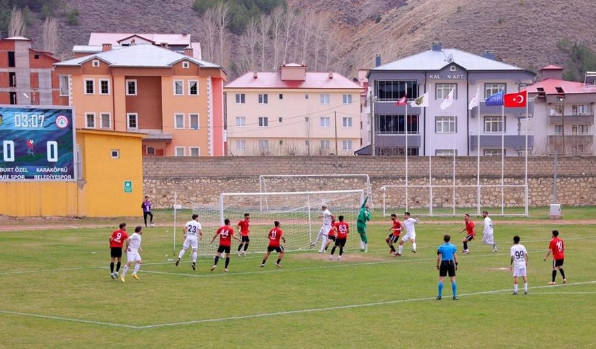 3. Lig; Bayburt Özel İdare Spor - Karaköprü Belediyespor: 0-0