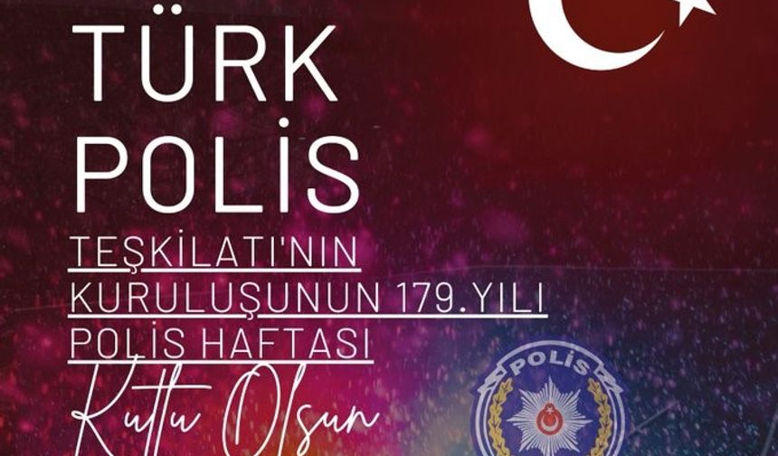 Eskişehir Valisi Hüseyin Aksoy Polis Haftasını kutladı