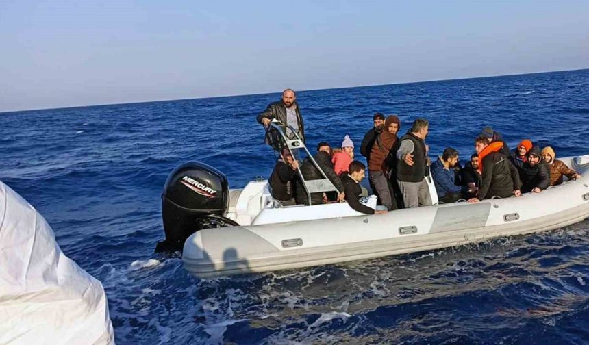 Fethiye’de 21 düzensiz göçmen yakalandı